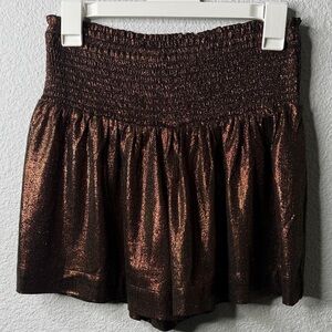 TCEC Metallic Brown Shorts